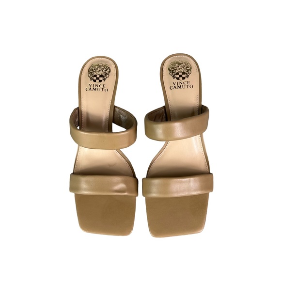 VINCE CAMUTO ASLEE Leather Heeled Sandals - Picture 3 of 10